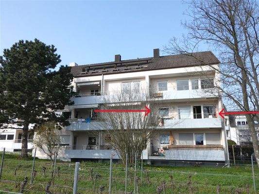 Südansicht 2-Zimmerwohnung