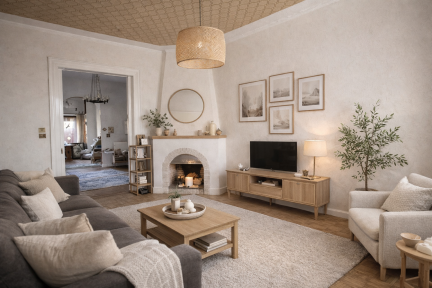 Visualisierung Einrichtungsbeispiel Wohnzimmer