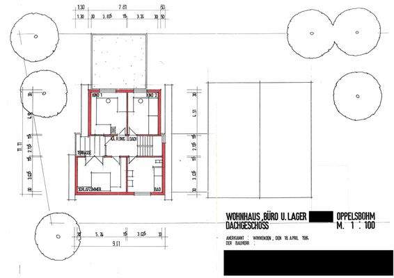 Grundriss Dachgeschoss
