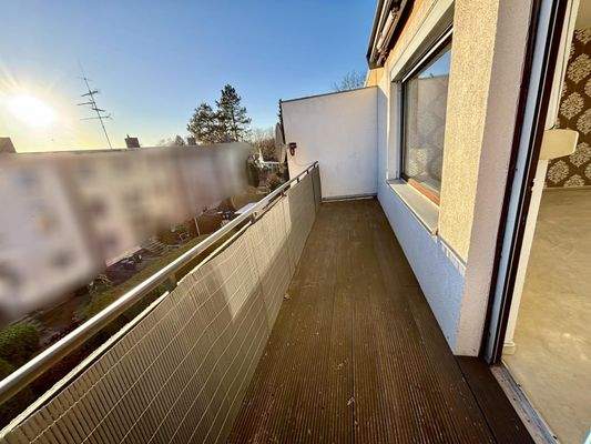 Großzügiger Balkon