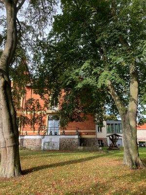 parkähnlicher Außenbereich