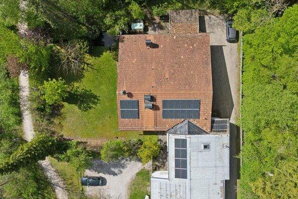 Drohnenaufnahme Grundstück