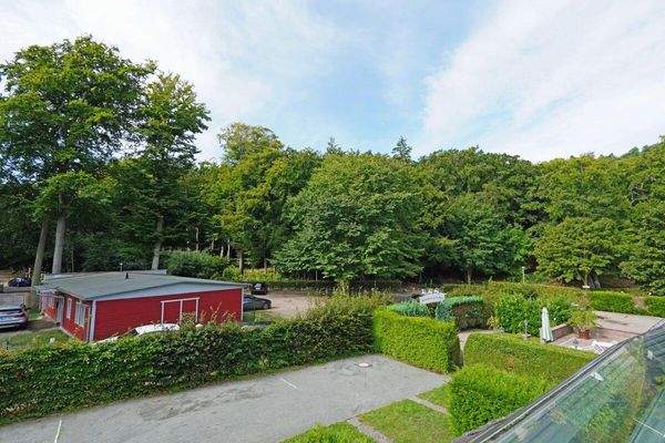 Blick aus dem Schlafzimmerfenster