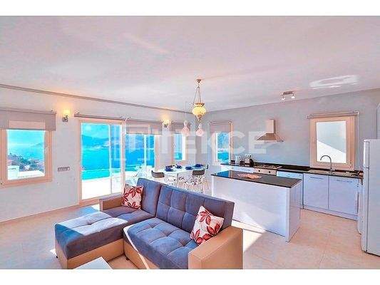 Furnished 2-Bedroom Villas for Investment in Antalya Kaş