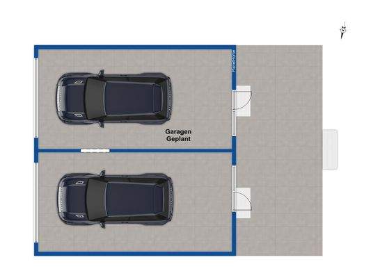 Grundriss Garagen