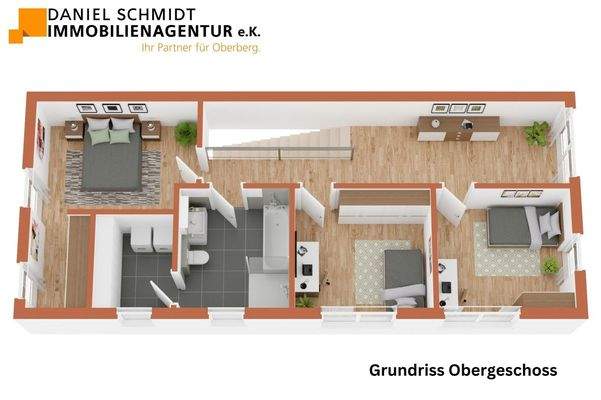 Grundriss Obergeschoss DHH RE