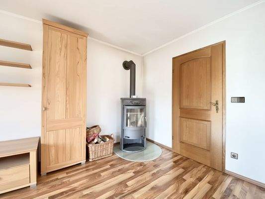 Wohnzimmer mit Schwedenofen