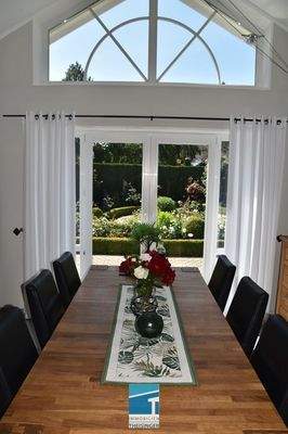 Ausgang Esszimmer auf die West-Terrasse