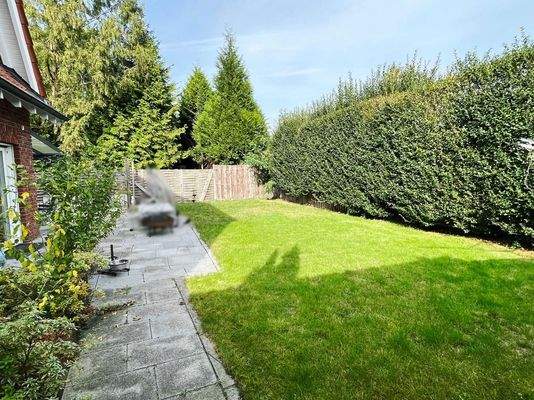 Blick in den pflegeleichten Garten