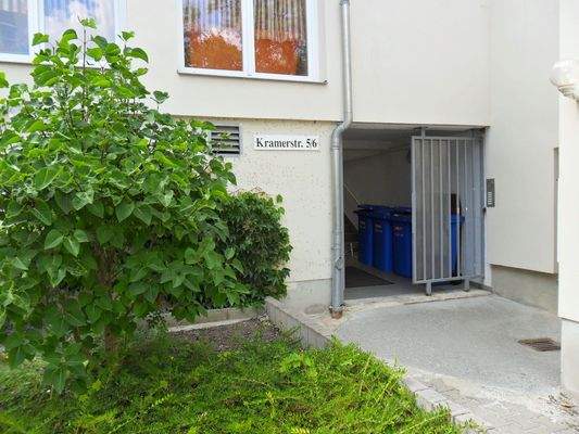 Hauseingang Rückseite