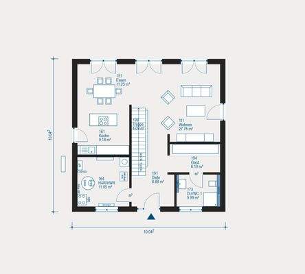 Grundriss veränderbar