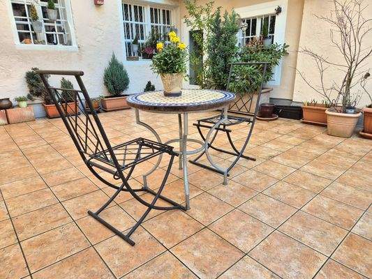 Ruhiges Plätzchen auf der gemütlichen Terrasse...