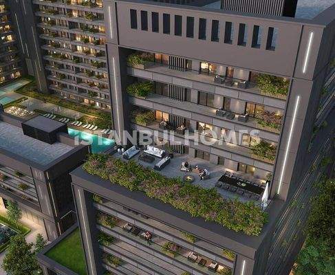 Luxe Apartments near Metro and Shopping Mall in Maltepe