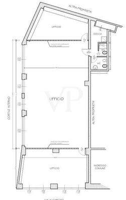 ufficio locato a palestra 