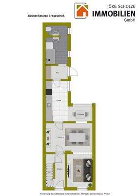 Grundrißskizze EG