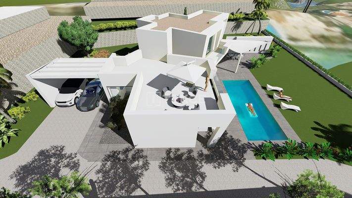Elegant Sea View Home with Pool in Calpe Alicante