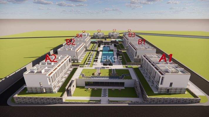 Mountain and Sea View Flats Close to the Sea in North Cyprus