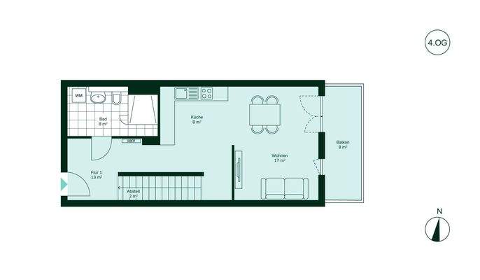 Grundriss des Untergeschosses