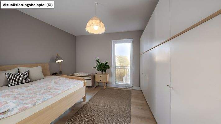 Schlafzimmer visualisiert