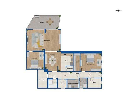 Grundriss Untergeschoss