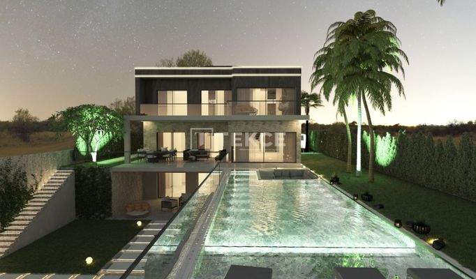 Detached Villas with Unobstructed Sea Views in Aydın Kuşadası