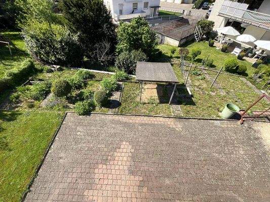 Ansicht Garten von OG-Wohnung