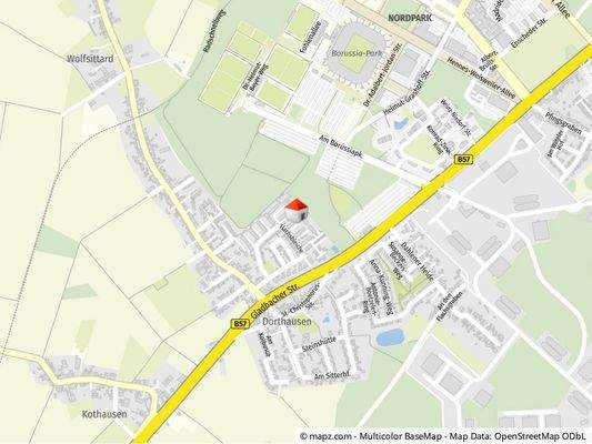 Geolyzer Kartenausschnitt