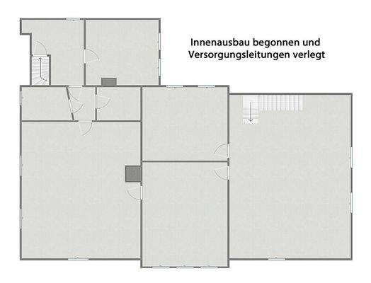 Grundriss Obergeschoss (nicht maßstabsgetreu)