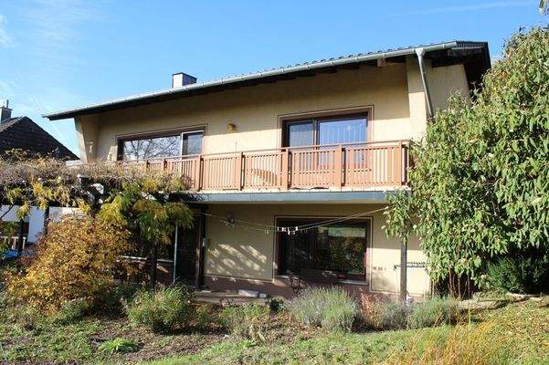 Südseite des Hauses