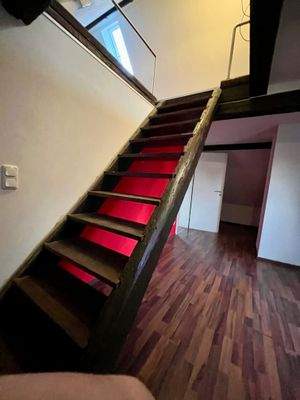 Treppe zum Dachboden
