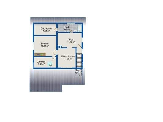 Grundriss Obergeschoss