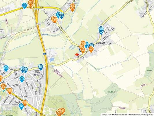 Geolyzer Kartenausschnitt