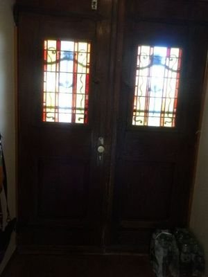 Bleiverglasung Wohnungseingangstüre EG