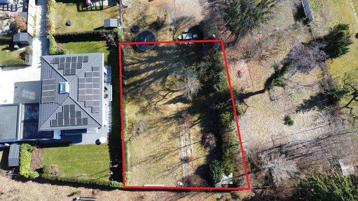 Grundstück Luftaufnahme