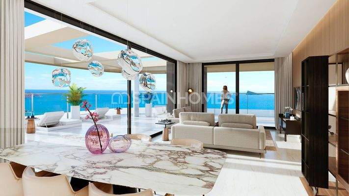 Tranquil Sea View Apartments in Benidorm Alicante
