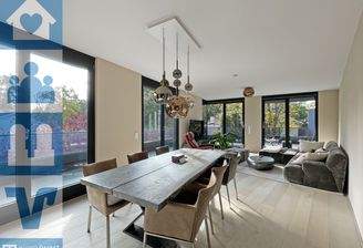 Wohnbereich der Dachgeschoss-Wohnung in Solln