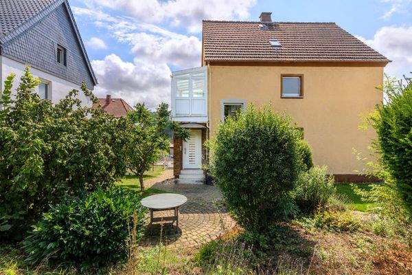 Gartenansicht des Hauses