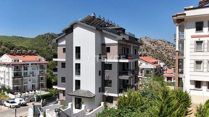 Elegant Apartments in a Complex with a Pool in Fethiye Muğla