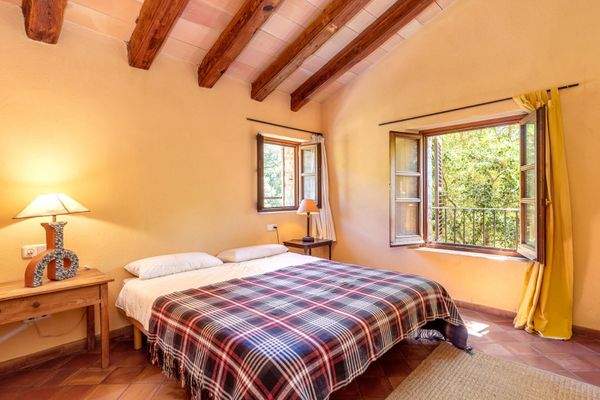 Doppelschlafzimmer in der zweiten Wohneinheit