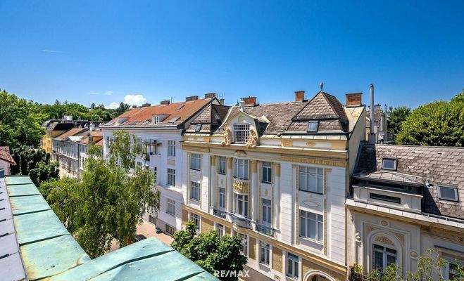 Blick vom Dachgeschoss