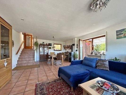 Wohn- Essbereich mit Zugang Garten Ebene 1