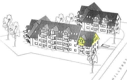 skizzierte Hausansicht