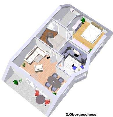3D  Obergeschoss