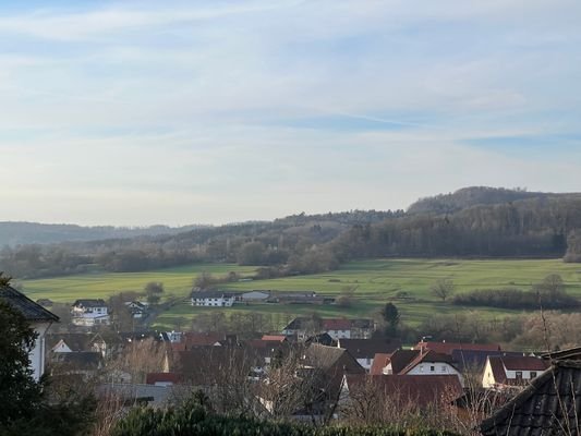 Fernblick vom Grundstück