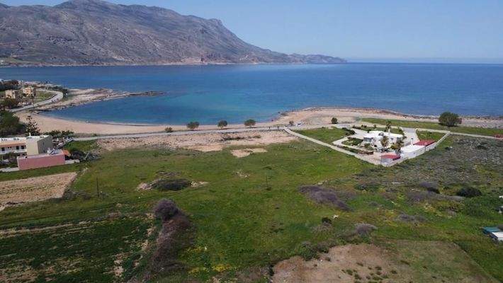 Kreta, Trachilos: Riesiges Grundstück direkt am Meer zu verkaufen