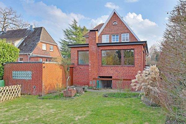 Außenansicht des Hauses von der Gartenseite