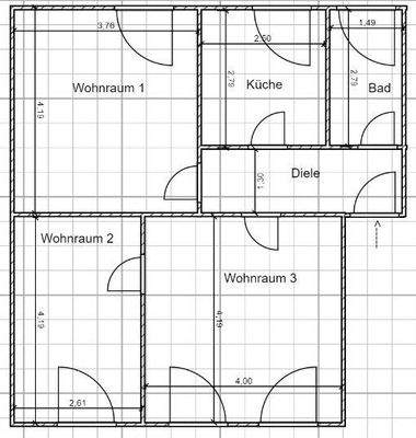 Grundriss Kleine Lenbach Straße 13