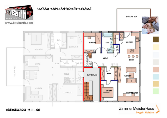 Grundriss Wohnung SüdOst