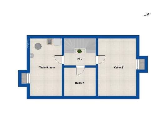 Grundriss Kellergeschoss