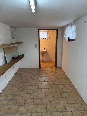 Vorraum unter der Terrasse